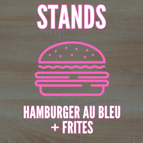 Hamburger au Bleu + Frites
