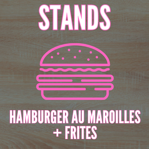 Hamburger au Maroilles + Frites